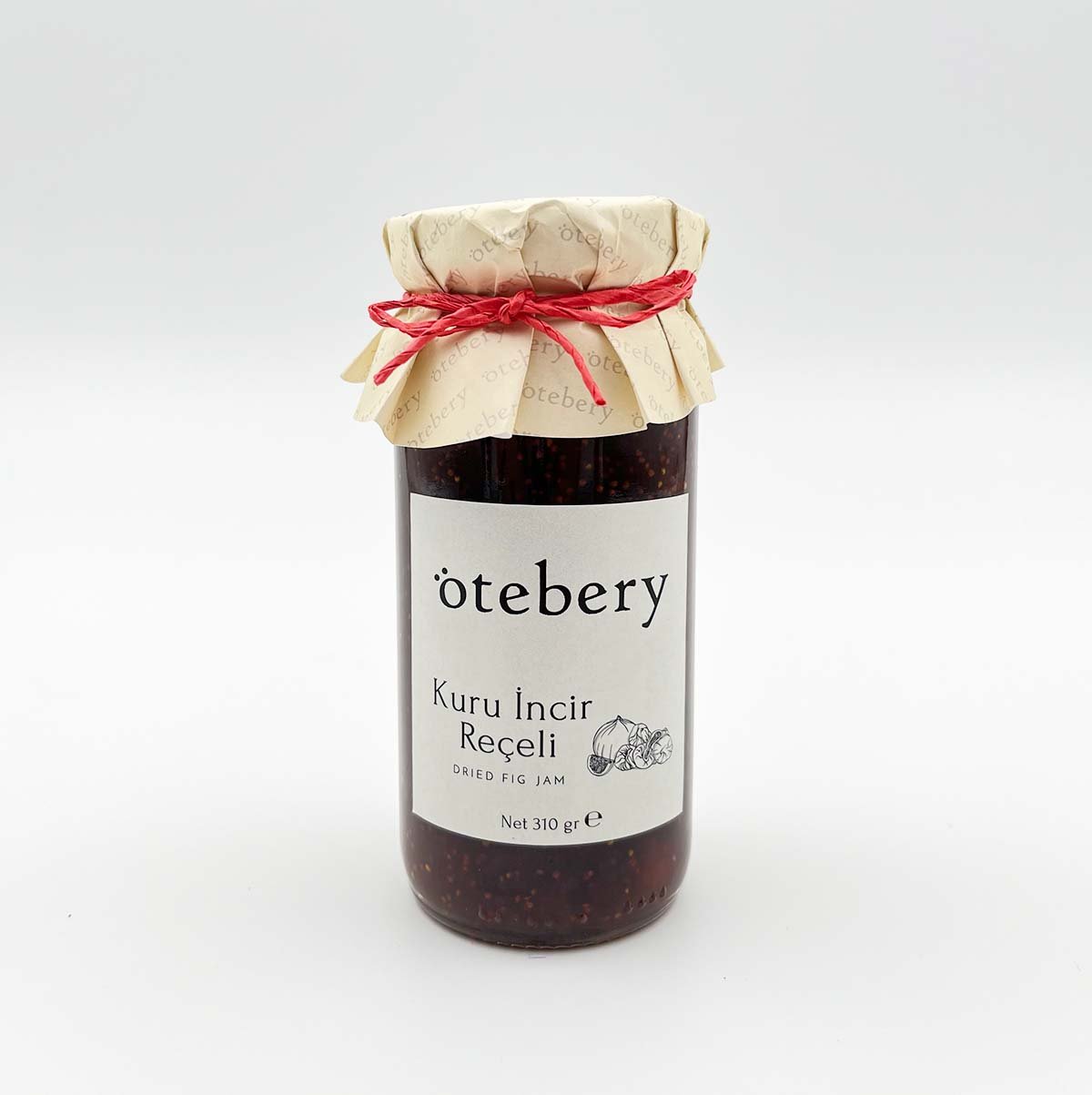 kuru-incir-receli-otebery-1.jpg Kuru İncir Reçeli – 310 Gr - Görsel 1